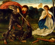 Борьба - Святой Георгий убивает дракона VI